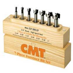 537.000.07 CMT 7-Piece Forstner Bit Set 537.000.07