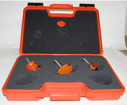 CMT Glass Panel Door Router Bit Set 855.803.11  Glass Panel Door Router Bit Set, 1/2" shank 855.803.11