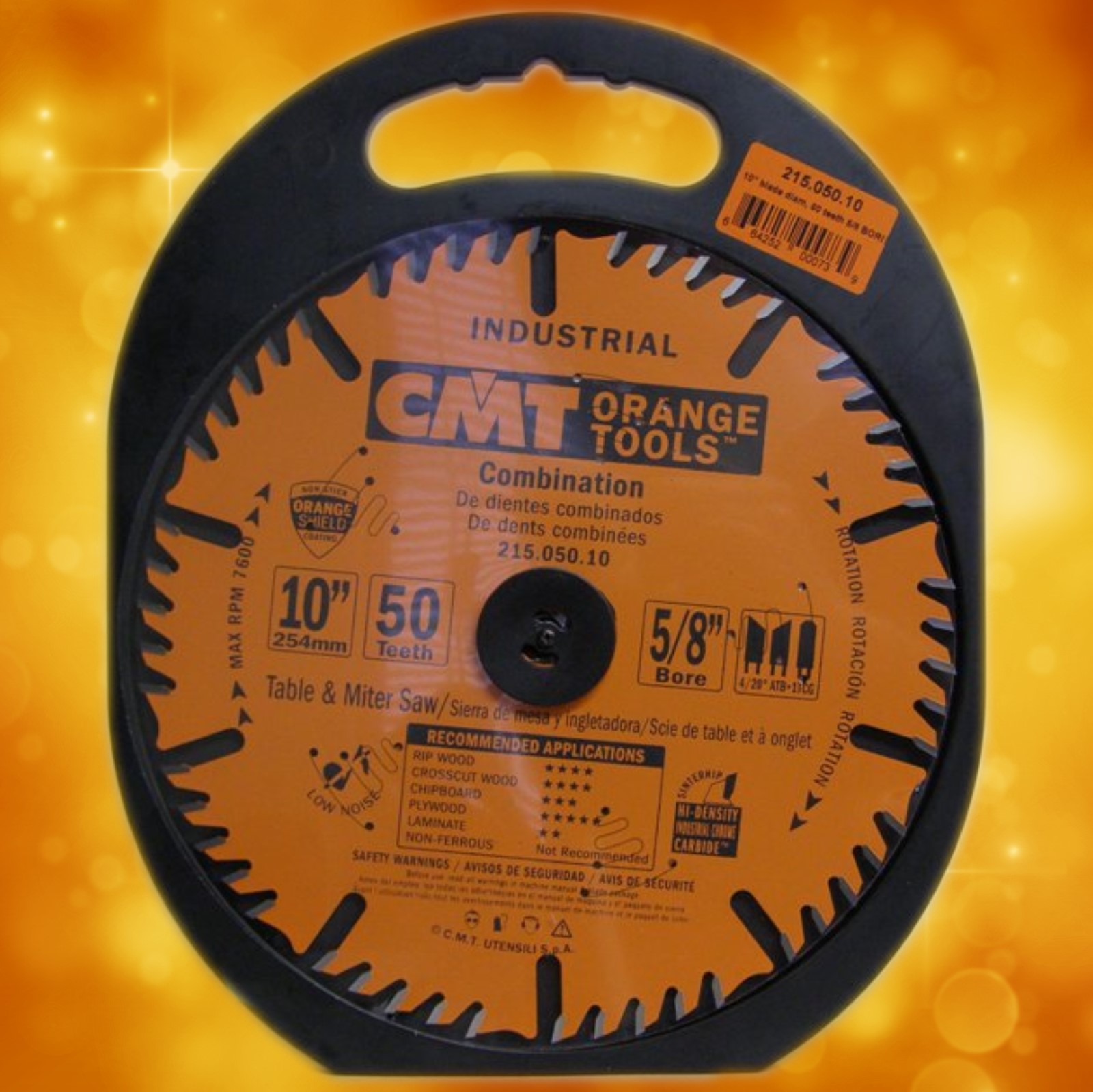 CMT 10 Inch Combination Table Saw Blade 215.050.10 Mike's Tools