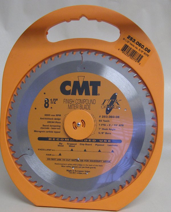 CMT 81/2" ITK Finish Compound Miter Saw Blade Mike's Tools