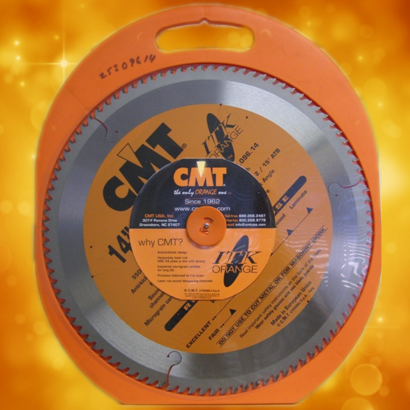 CMT 14" ITK Finish Compound Miter Saw Blade Mike's Tools