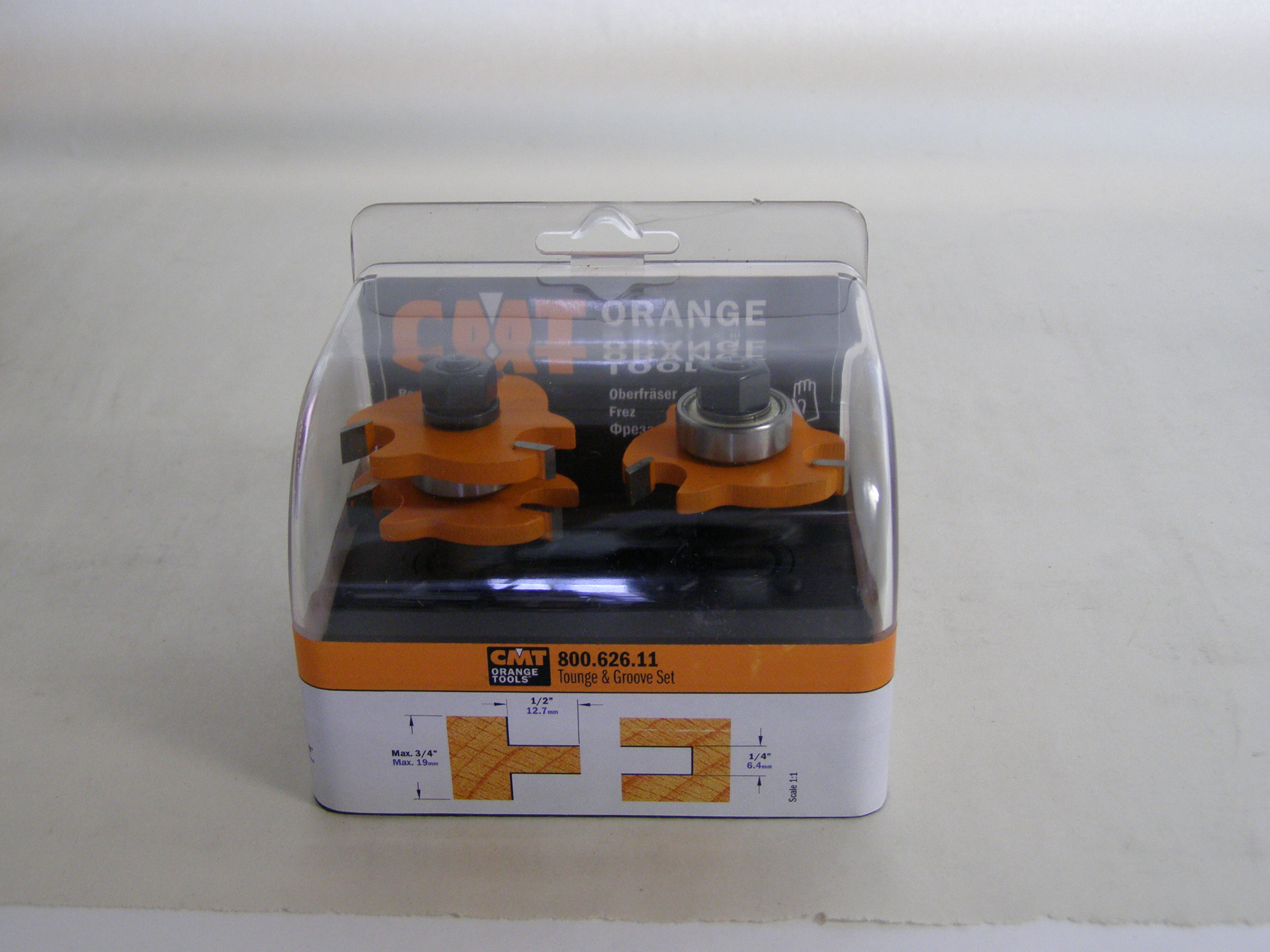 CMT Tongue and Groove Router Bit Set Mike's Tools