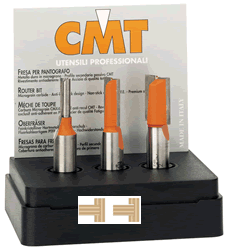 CMT 811.001.11 CMT Plywood Groove  Router Bit Set 1/4" shank