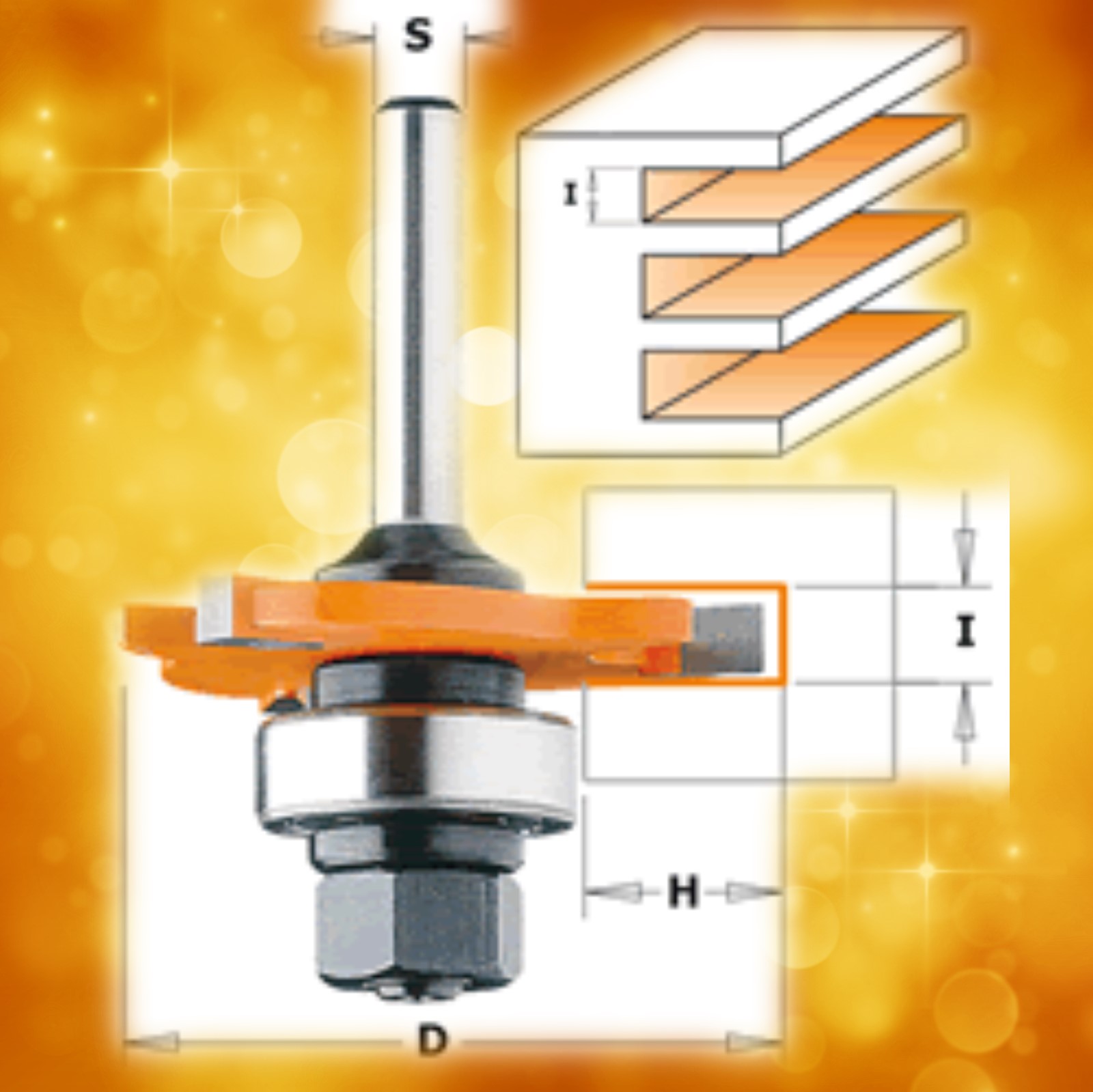CMT 5/32" Slot Cutter Router Bit Bearing 1/4" Shank Mike's Tools