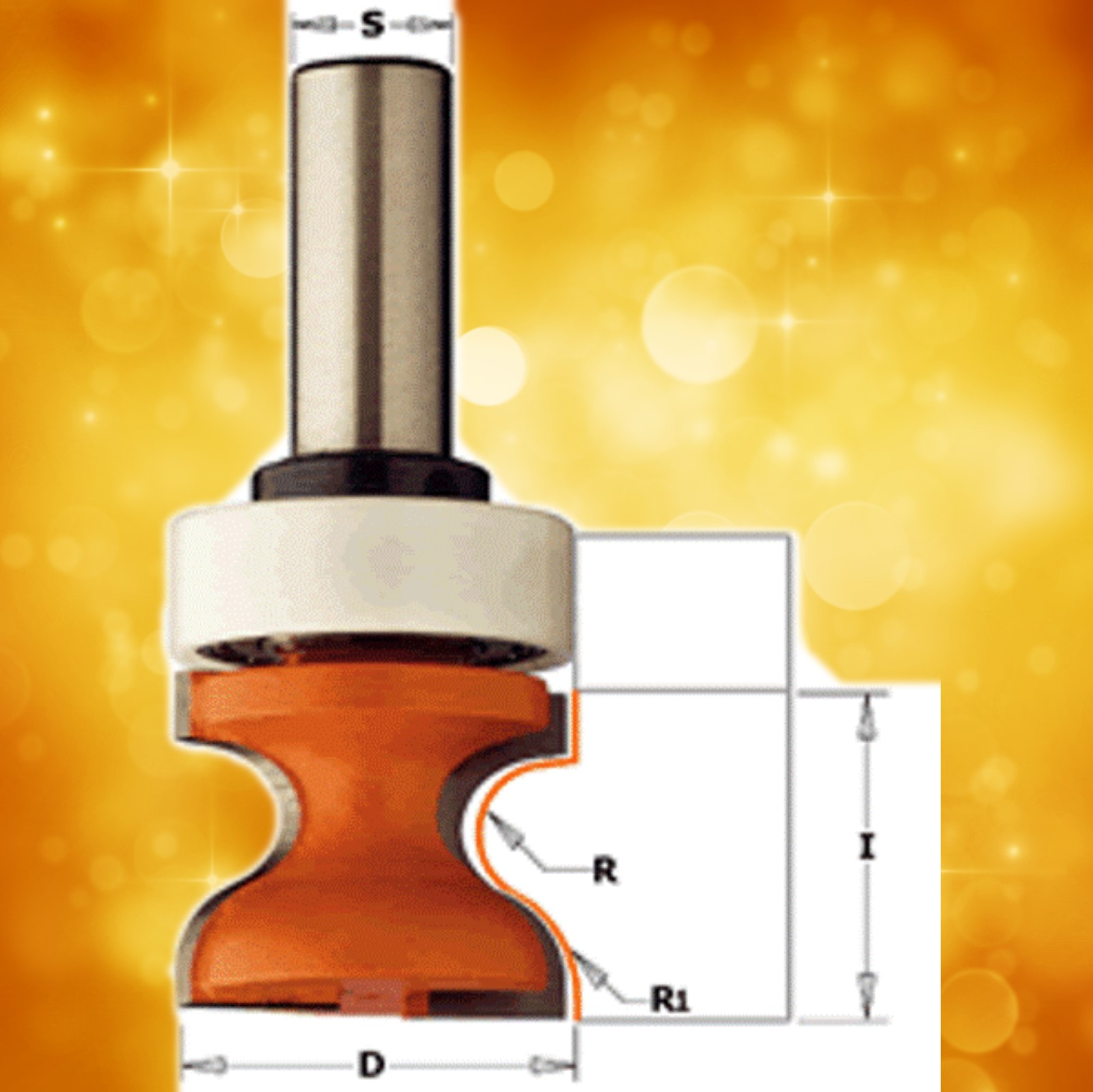 CMT Window Sill Edge Router Bit Dia.11/4" Mike's Tools