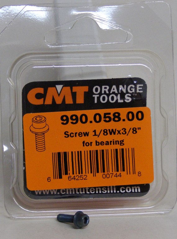 CMT Router Bit Screws 990.058.11 Screw for bearing, 1/8W x 3/4" 990.058.00
