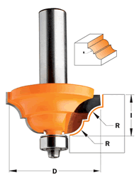 841.785.11 CMT Classical Bit 5/32" radius, 1/2" shank 841.785.11