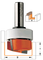 CMT Router Bit 852.504.11B CMT Dado &amp; Planer Bit with bearing, 1-1/2" diameter, 1/2" shank 852.504.11B