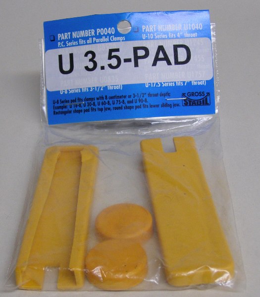 U-3.5Pad  Gross Stabail Replacement Pads for clamps with 3.5" throats (2 pak) U-3.5Pad