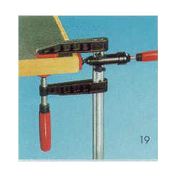 TKG-30 Gross Stabil Telescopic Edge Gluing Clamp  (Shown with optional bar clamp) tkg-30