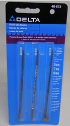 Delta Scroll Saw Blades 40-673 18 Delta Precision Ground Assorted Blades 40-673