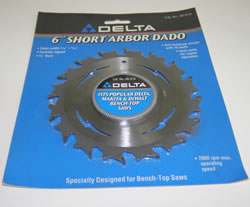 Delta Short Arbor Dado 36-514 Delt 6" Short Arbor Dado 36-514