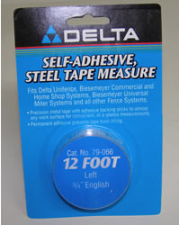 Delta/Biesemeyer 12' Left Hand, 3/4" width English Tape 79-066