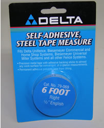 Delta/Biesemeyer 6' Right Hand, 1/2" width English Tape 79-069