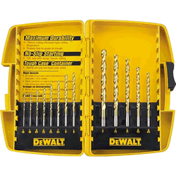 DeWALT Drill Bit Set DW1363 DeWalt 13 Piece Titanium Drill Bit Set DW1363