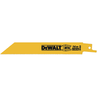 DeWalt Recip Blade DW4808 DeWalt 6IN 14TPI STGT BK BLD-5PK DW4808
