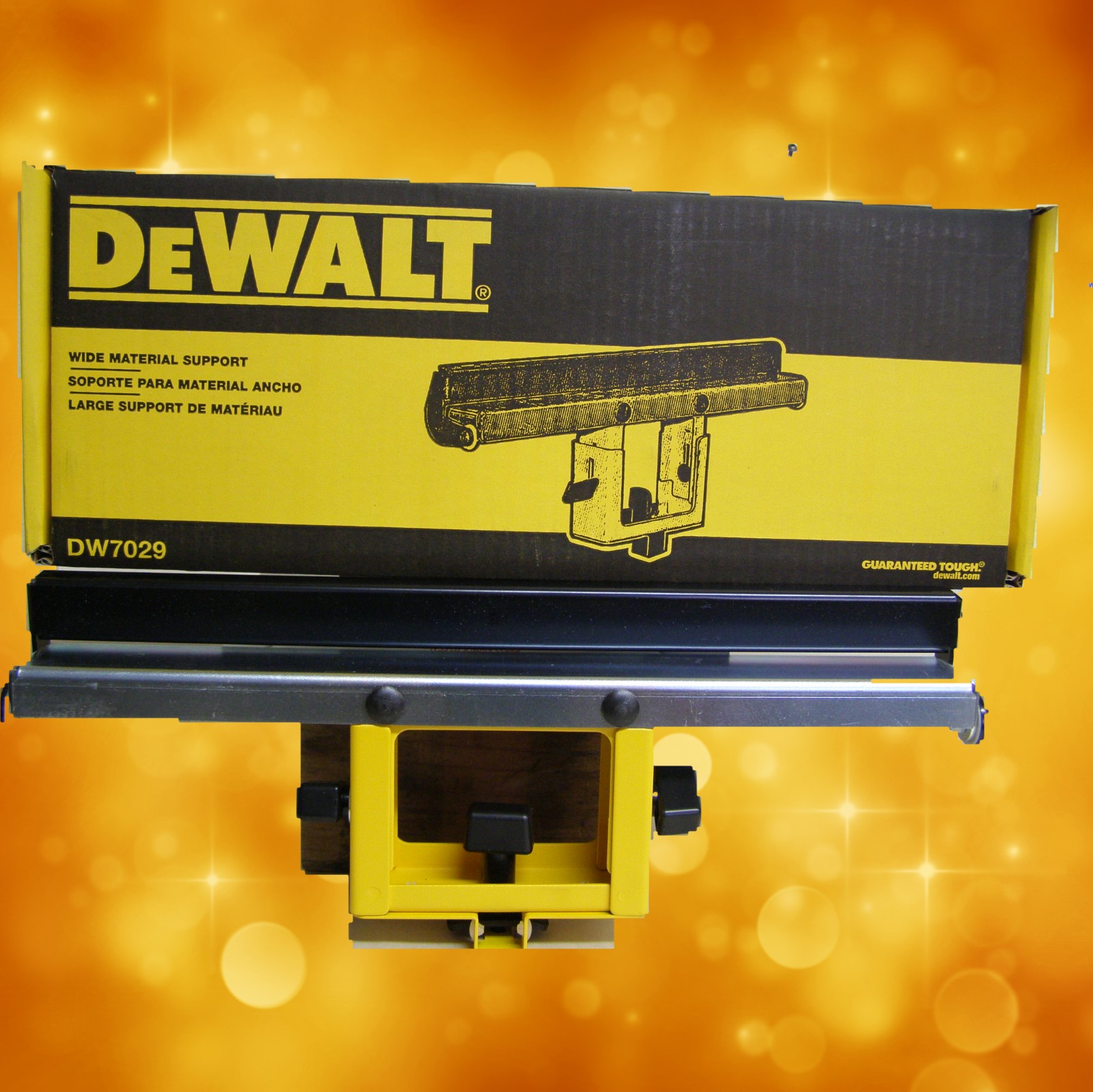 DeWalt DW7029 Wide Miter Saw Stand Material Support and Stop DW7029