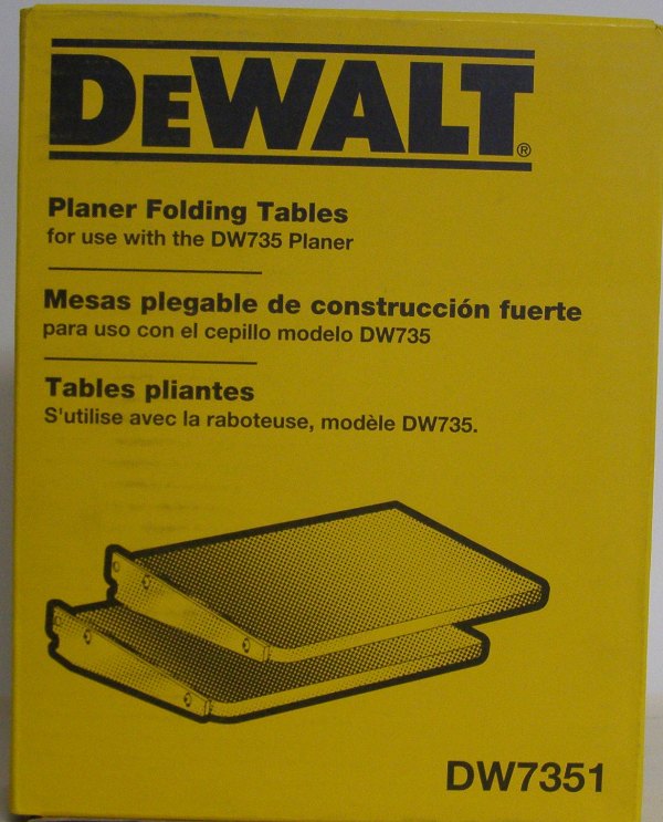 DeWalt DW7351 13&quot; Folding Tables for DW735 Planer
DW7351