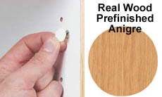 FastCap Peel &amp; Stick Finished Wood Screw Cover Caps 9/16&quot; 260 Caps (Anigre)