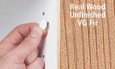 FastCap Peel & Stick Unfinished Wood Screw Cover Caps 9/16" 260 Caps (VG Fir)
