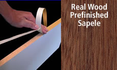 FastCap FastEdge Edge Banding Tape 15/16" 50 ft Roll Solid Finished Wood (Sapele)