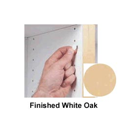 FC.MB.916.PWO FastCap Peel &amp; Stick Finished Wood Screw Cover Caps 9/16" 260 Caps (White Oak)   FC.MB.916.PWO