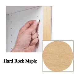 FC.MB.916.HM FastCap Peel &amp; Stick PVC Wood Grain Screw Cover Caps 9/16" 260 Caps (Hard Rock Maple)  FC.MB.916.HM