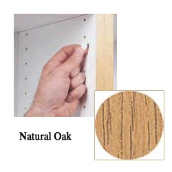FC.MB.916.NO FastCap Peel &amp; Stick PVC Wood Grain Screw Cover Caps 9/16" 260 Caps (Natural Oak)  FC.MB.916.NO