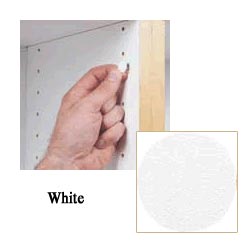 FC.MB.916.WH FastCap Peel &amp; Stick PVC Screw Cover Caps 9/16" 260 Caps (White) FC.MB.916.WH