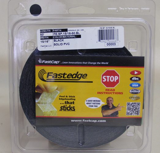 FastCap Black Edge Banding Tape PVC 15/16&quot; x 50 ft Roll
FE.SP.1516-50.BL