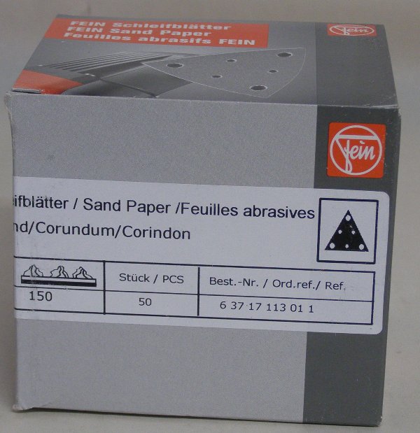 Fein 150 Grit Perforated Sand Paper (50 sheets)
6-37-17-113-01-1