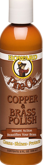 Howard's Pine Ola Brass and Copper Polish CB008 Howard's Pine Ola Brass and Copper Polish 8oz. (1/2 Pint)  CB008