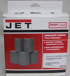 Jet Sand Paper 60-2080 Ready-To-Wrap Abrasives, 80 grit, 3-wraps in Box for 22-44 60-2080