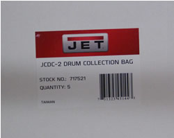 Jet Clear Plastic Drum Collection Bag for JCDC-2 (5 Pack) 717521 717521