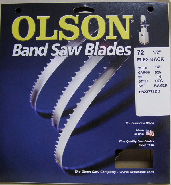 Olson 72-1/2 Band Saw Blade 1/2" x14TPI Style Reg FB5002514R72