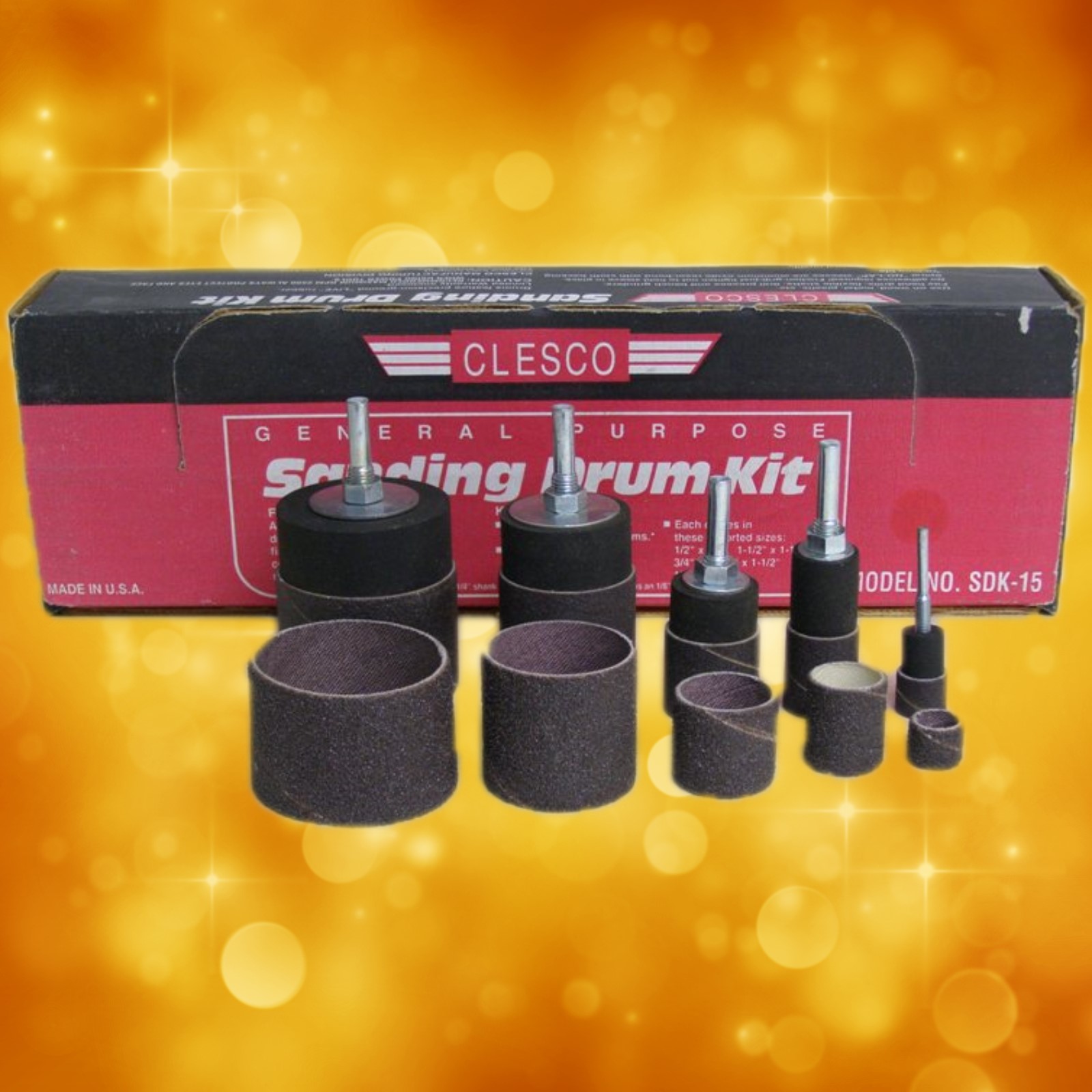 Clesco Sanding Drum Kit 210-0900 210-0900