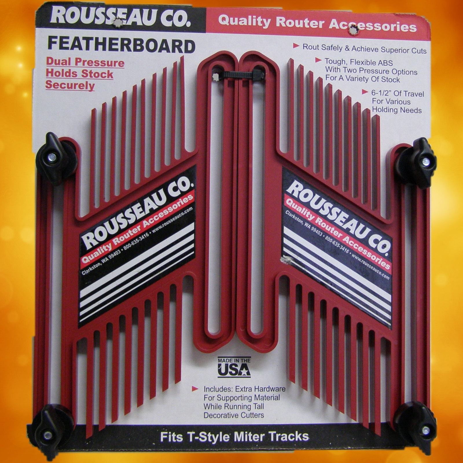 Rousseau Featherboard  Dual Pack 3301-10