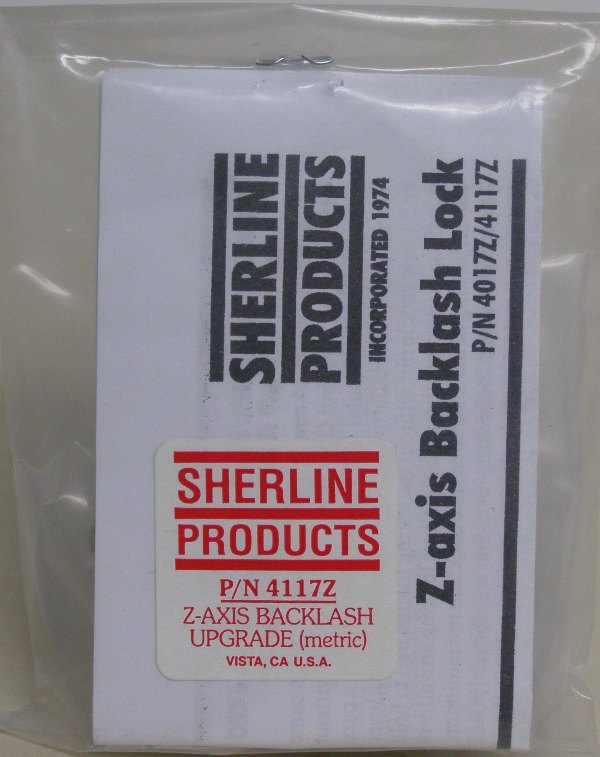 Sherline 4117Z Sherline Z-Axis Backlash Lock Upgrade (Metric)
4117Z