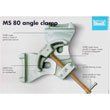 MS-80 Gross Stabil Angle Clamp Jaw Height 1-3/8", Jaw Length 4" MS-80