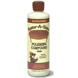 Howard's New Restor-A-Shine Polishing Compound Fine  PC0016 Howard's New Restor-A-Shine Polishing Compound Fine PC0016 Howard's New Restor-A-Shine Polishing Compound Fine  16oz. (1 Pint)  PC0016