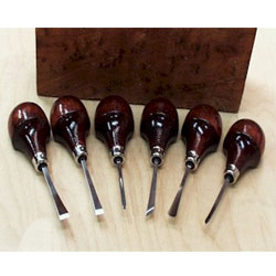 312-1200 Palm Style handle chisel (set of 6)  (#00) 312-1200