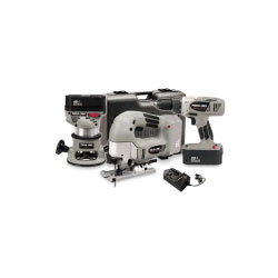 9984RJS Porter-Cable 19.2 Volt Cordless Grip-To-Fit Drill/Driver/Router/Jig Saw Combo Kit 9984RJS