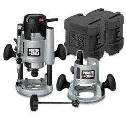 Porter Cable Router 895PK Porter Cable 2-1/4 Peak HP Multi-Base Router Kit With Router Table Height Adjuster