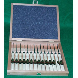 512-5414 Two Cherries 14 Piece Micro Set in Wooden Box  512-5414