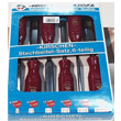 500-3562 Two cherries Plastic Handled Beveled  Edge Chisel Set of 6 500-3562