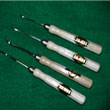 512-5404 Two Cherries Set of 4 Micro Carving Chisels 512-5404
