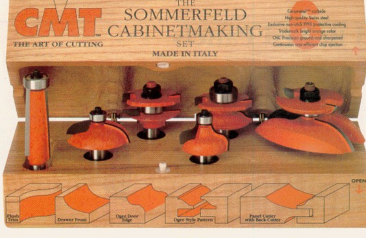CMT Cabinet Making Router Bit Set 800.515.11 - Mike's Tools