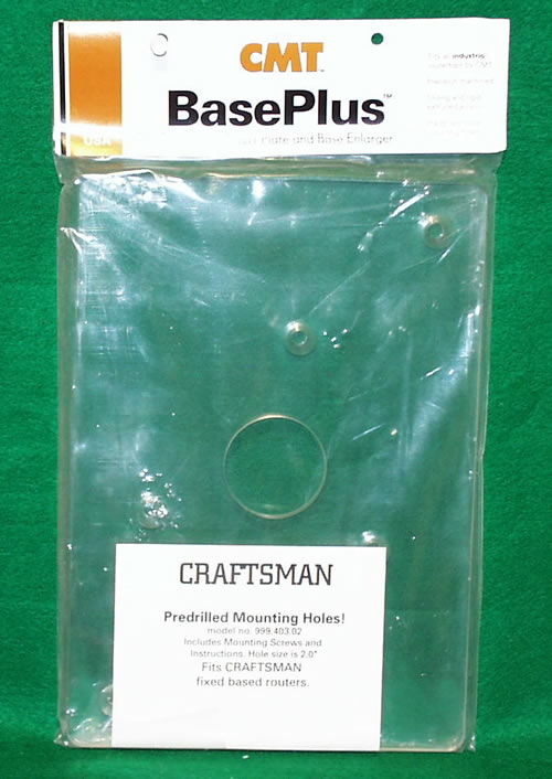 999.403.02 CMt BasePlus Router Insert for Craftsman fixed base routers (1 in stock) 999.403.02