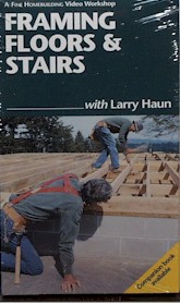 060067 Framing Floors &amp; Stairs with Larry Haun (VHS) 060067