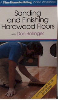060059 Sanding and Finishing Hardwood Floors/Don Bollinger  (VHS) 060059 